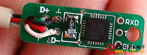 采用CP2102芯片的TTL转USB模块