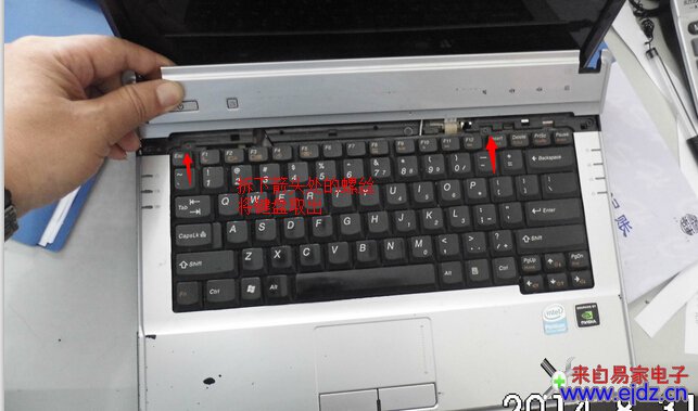 联想20003换键盘，联想笔记本电脑键盘20003安装图解