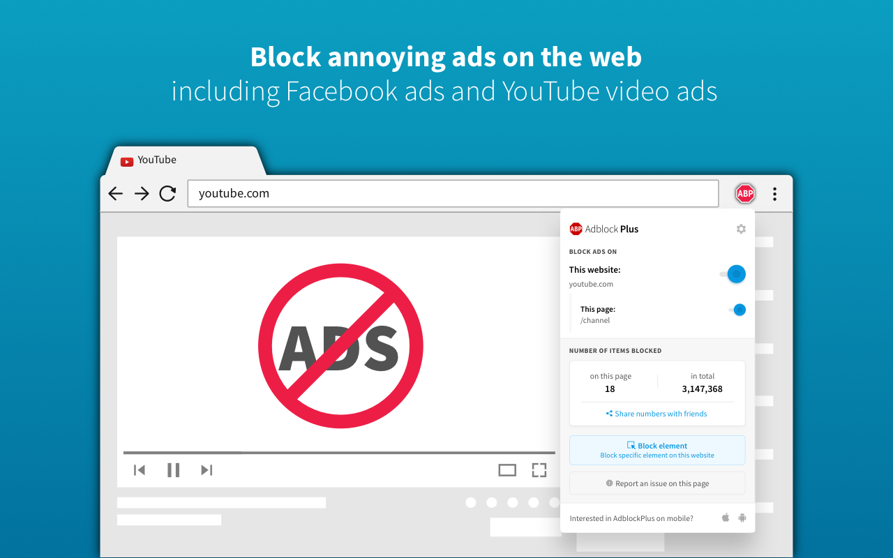 Adblock Plus - 免费的广告拦截器截图