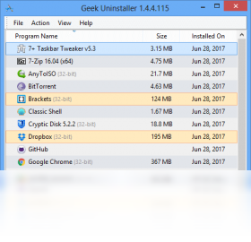 Geek Uninstaller v1.4.9.151官方版截图