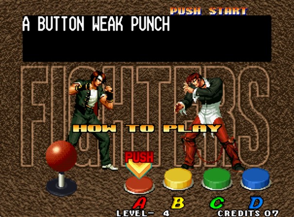 拳皇96 英文版 街机版 NeoGeo截图