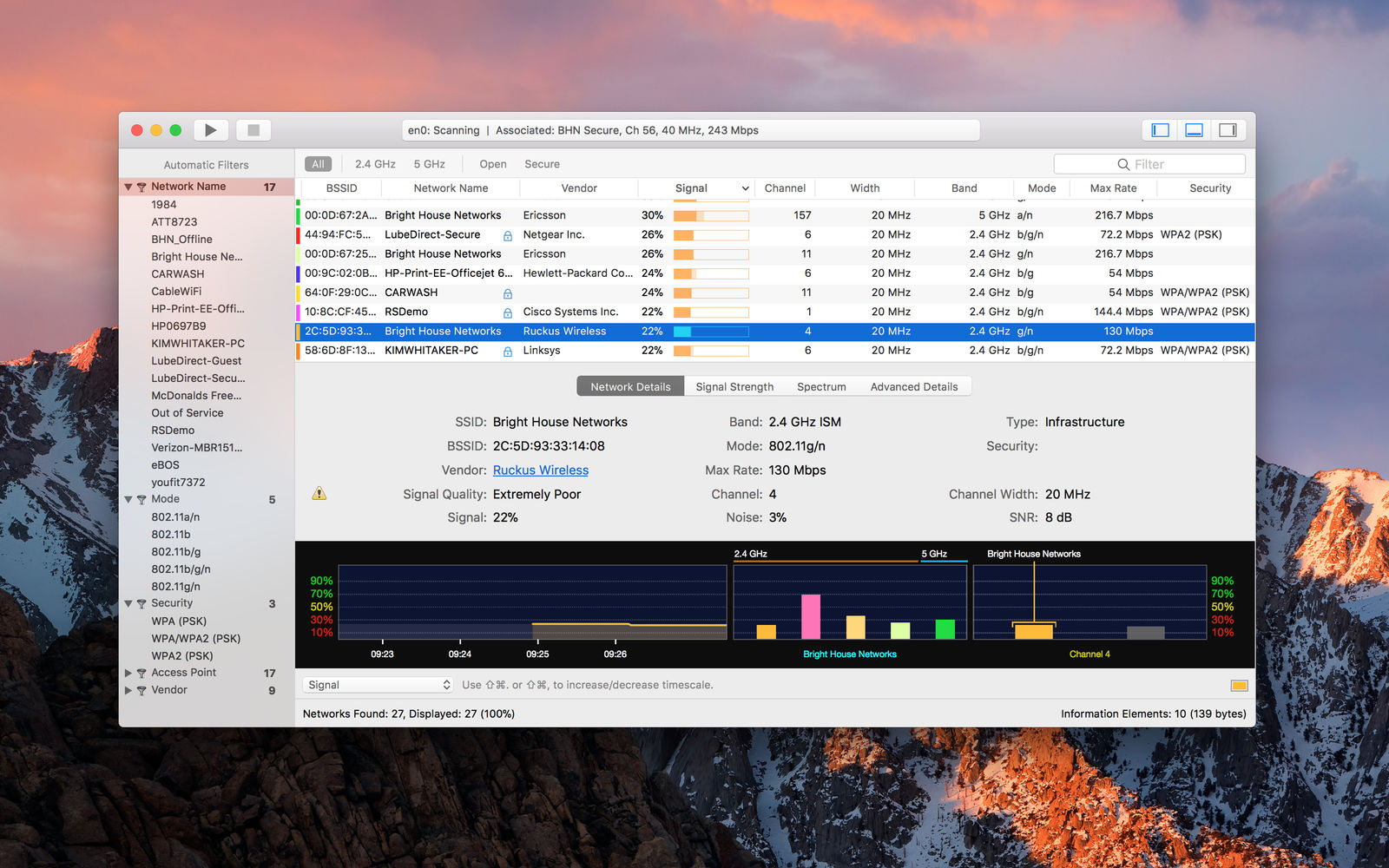 WiFi Explorer Mac版 v3.4.1 官方版截图