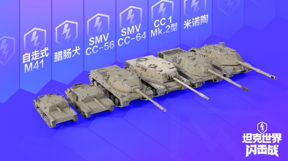 《坦克世界闪击战》9.4版本全新I系坦歼科技线登陆！