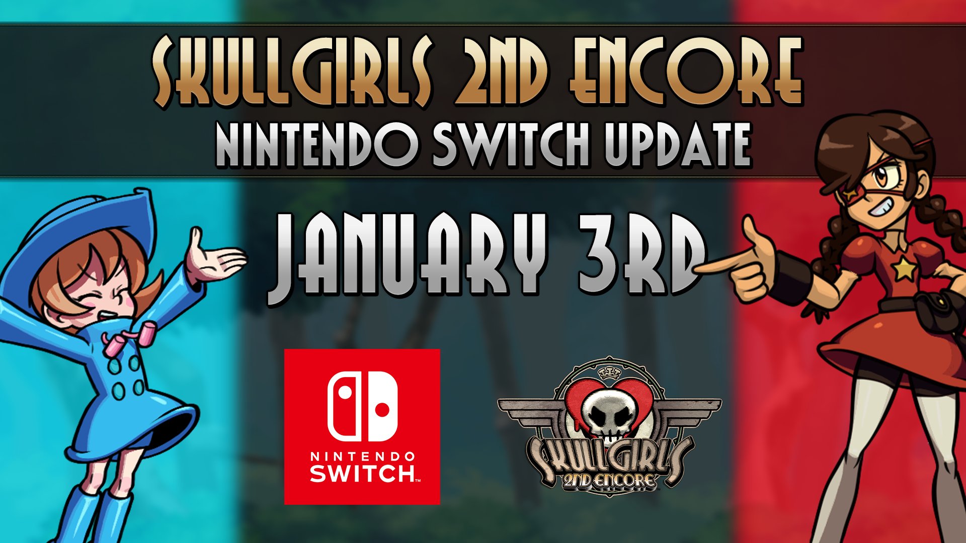 《骷髅女孩:二度返场》Nintendo Switch版本即将迎来重大更新