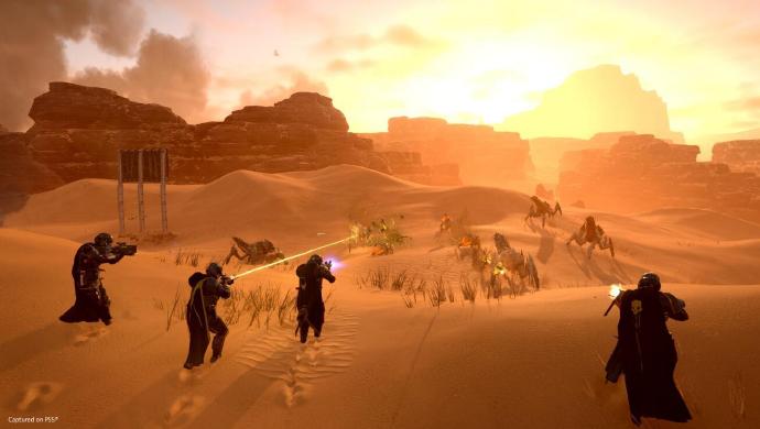 《地狱潜者2》双平台联袂登峰，玩家同时在线峰值突破50万大关