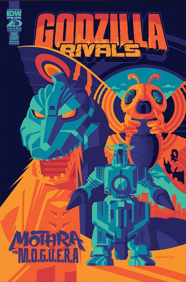 漫画《哥斯拉对手》艺术海报揭晓，细腻笔触勾勒怪兽宇宙激战盛况
