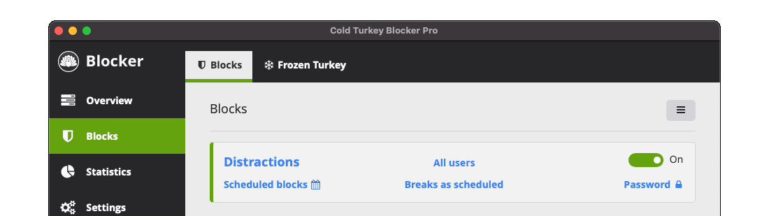Cold Turkey Mac版 V4.4官方版截图