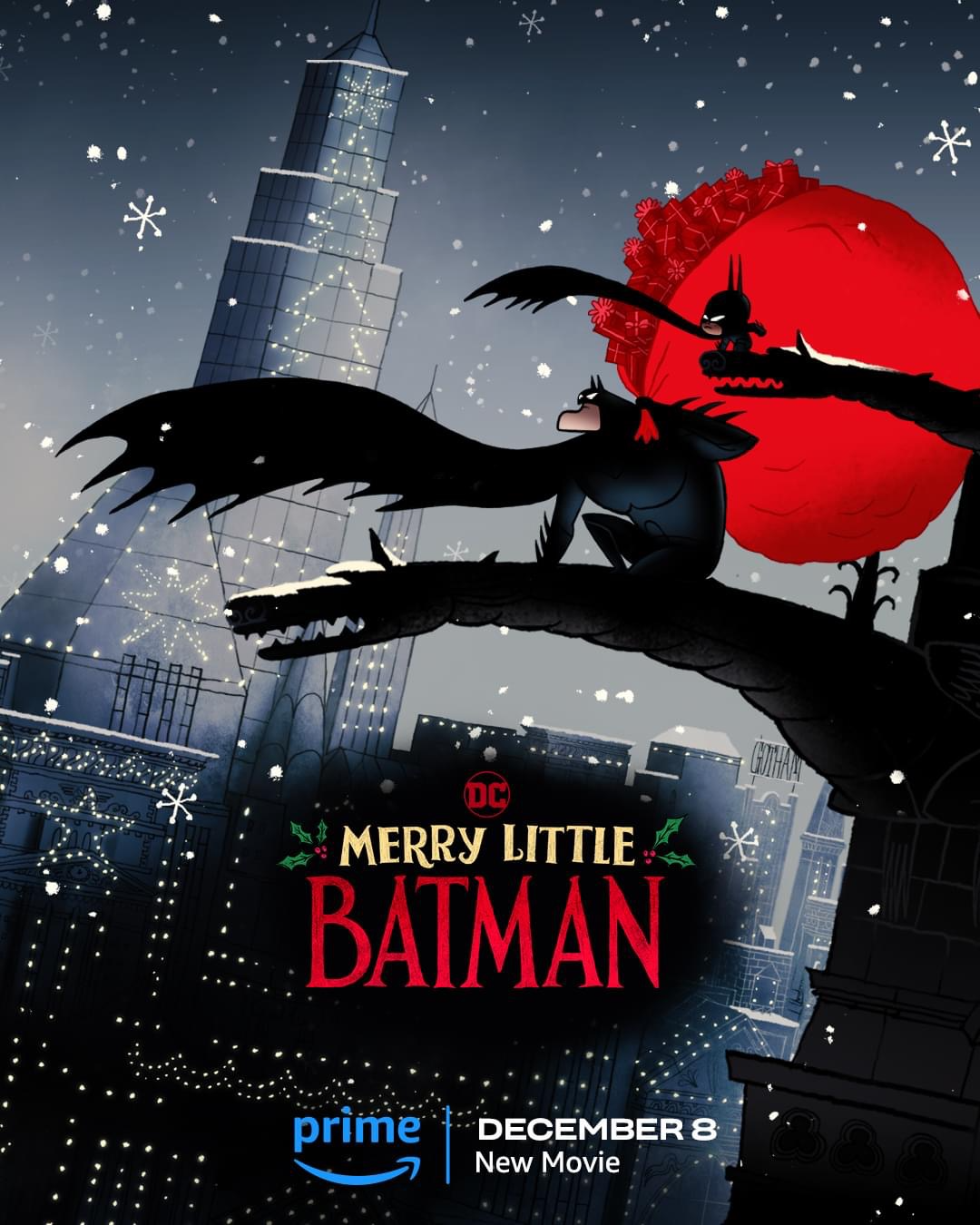 DC动画《圣诞快乐小蝙蝠侠》发布正式预告及新海报